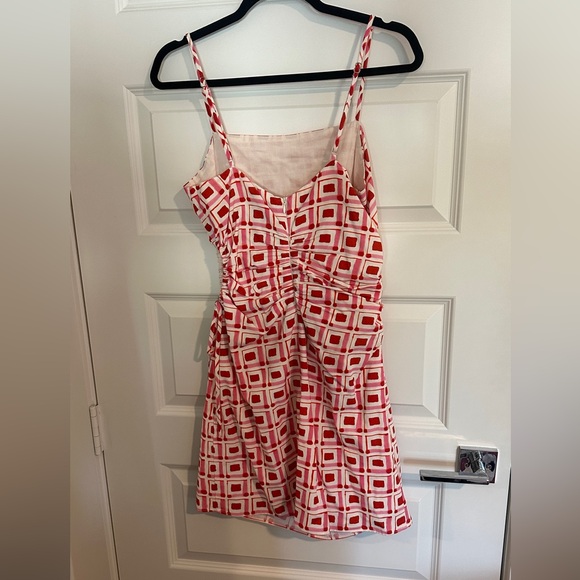 NWT Zara Printed Liken Blend Cutout Dress - Picture 5 of 6